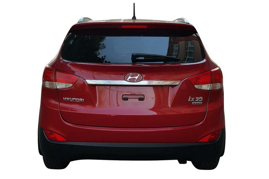 Hyundai IX-35 2010-2015 Ornament cromat deasupra numarului (lat) Image