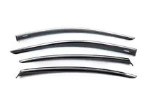 Volkswagen Passat B8 2015-2023 Deflectoare geamuri cu ornament crom SD (4 buc, Niken) foto 2