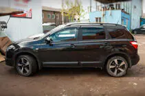 Nissan Qashqai 2007-2010 Deflectoare geamuri cu ornament cromat (4 buc, Niken) foto 4