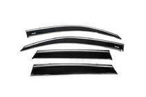 Suzuki Vitara 2015- Deflectoare geamuri cu ornament cromat (4 buc, Niken) foto 1