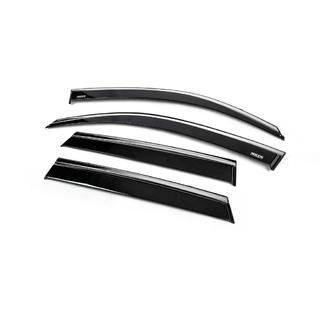 Deflectoare geamuri cu ornament cromat (4 buc, Niken) Suzuki Vitara 2015- foto 2