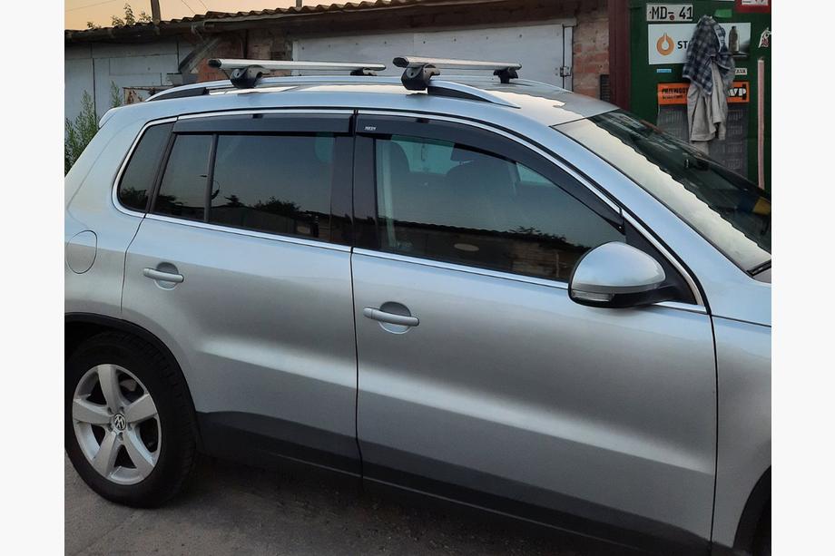 Volkswagen Tiguan 2007-2016 Deflectoare Geamuri cu Molding Cromat (4 buc, Niken) Foto 2
