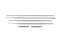 Audi A3 2003-2012 Molduri inferioare geam inox foto 5