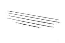 Audi A3 2003-2012 Molduri inferioare geam inox foto 6