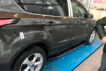 Ford Kuga/Escape 2013-2019 Praguri laterale Bosphorus Grey (2 buc, aluminiu) foto 5