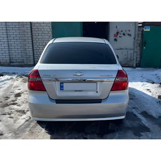 Protectie bara spate cu margine Plastic Chevrolet Aveo T250 2005-2011 foto 1
