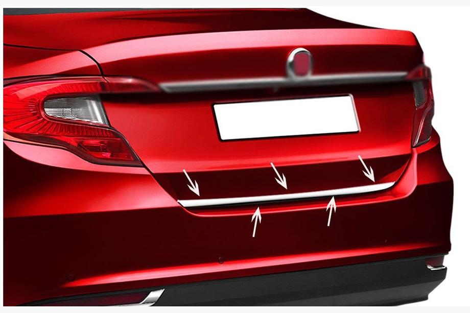 Fiat Tipo 2016- Ornament portbagaj inox HB, OmsaLine - Otel Inoxidabil Italian Image