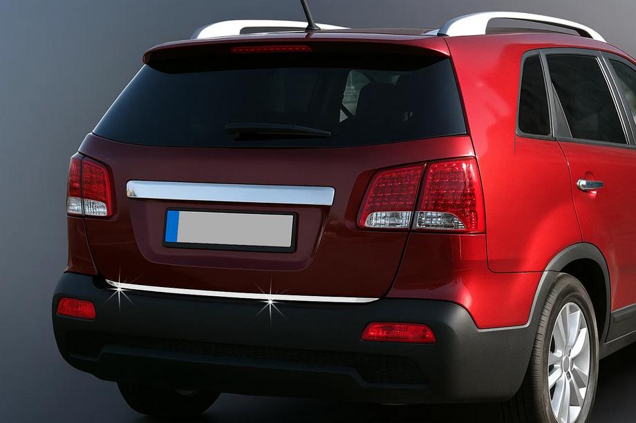 Kia Sorento II XM 2009-2014 Ornament portbagaj inox (2009-2013) Carmos - Otel Inoxidabil Turcesc Image