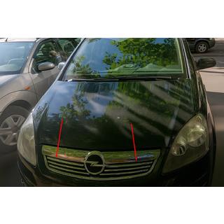 Capace Grila Cromate (6 buc, Otel Inoxidabil) Opel Zafira B 2005–2011 foto 1
