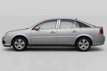Opel Vectra C 2002-2008 Capace Cromate Stalpi Usa (6 buc, Inox) foto 3