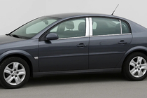 Opel Vectra C 2002-2008 Capace Cromate Stalpi Usa (6 buc, Inox) foto 1