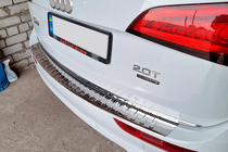 Audi Q5 2008-2017 Protectie bara spate Carmos otel inoxidabil foto 5