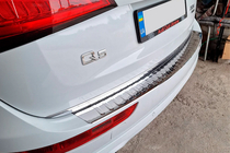 Audi Q5 2008-2017 Protectie bara spate Carmos otel inoxidabil foto 4