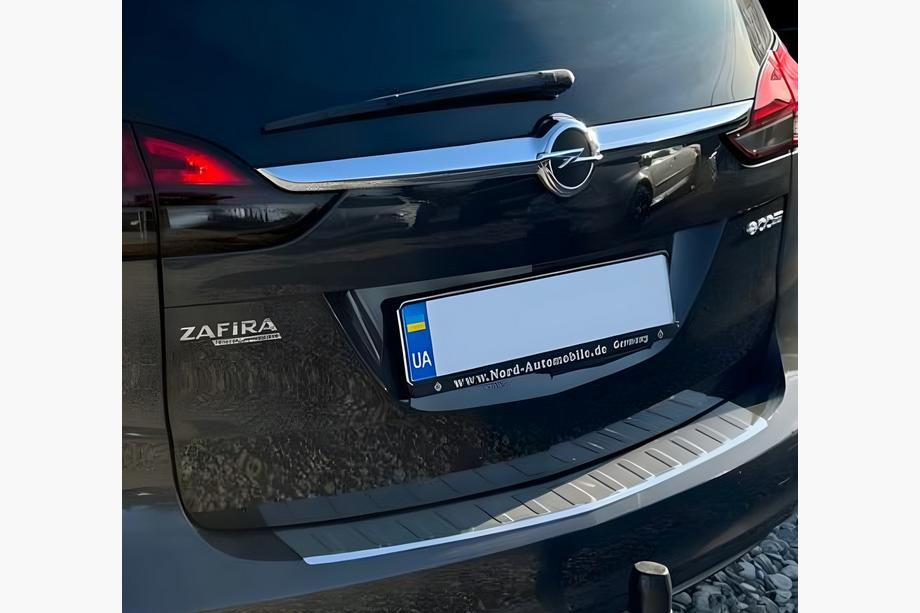 Opel Zafira C Tourer 2011-2019 Protectie bara spate Carmos otel inoxidabil Image