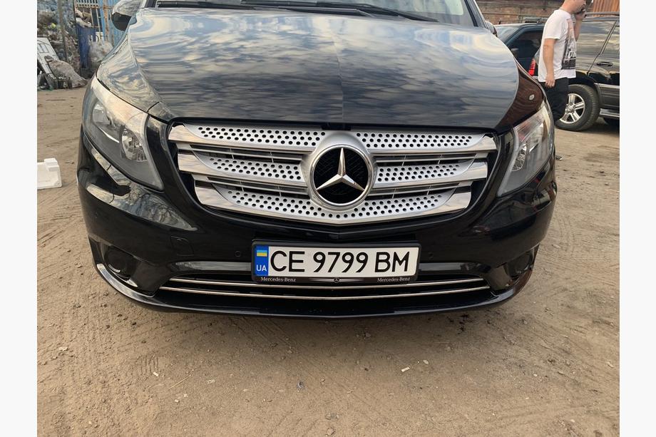 Mercedes Vito/V-class W447 2014- Capace Grila 2014-2020 (5 buc, BlackChrome) Foto 5