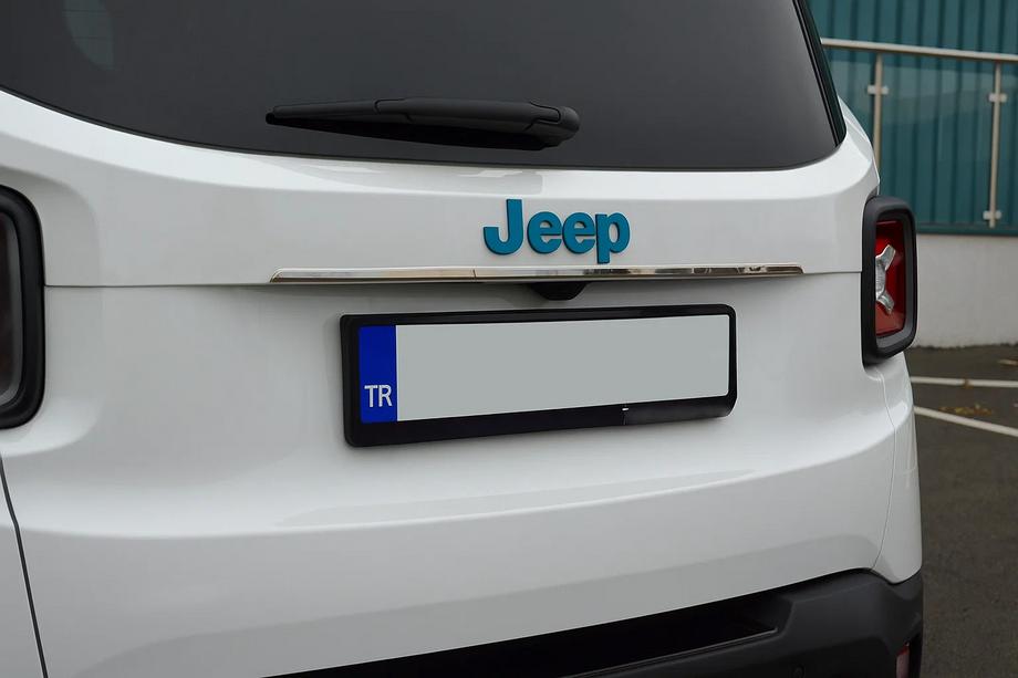 Jeep Renegade 2014- Ornament cromat deasupra numarului (inox) Image