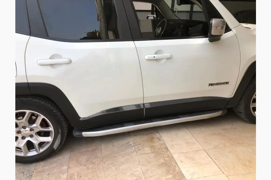 Jeep Renegade 2014- Moldinguri Usa Crom Negru (4 buc, Inox) Image