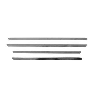 Ornamente Geam Crom Negru (4 buc, Inox) Dacia Duster 2008-2018 foto 3