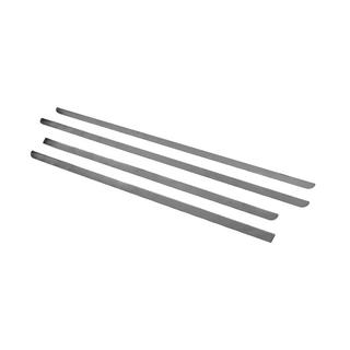 Ornamente Geam Crom Negru (4 buc, Inox) foto 4