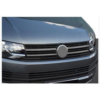 Capace Grila Crom Negru 2015-2019 (4 buc, inox) Volkswagen T6 2015-2024 foto 1