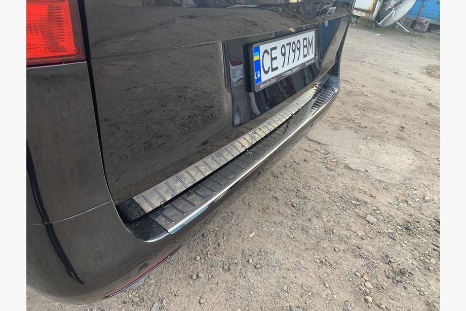 Mercedes Vito/V-class W447 2014- Protectie bara spate OmsaLine Crom Negru (Inox) Foto 6