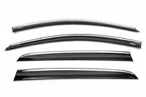 Volkswagen Golf 7/E-Golf 2012-2020 Deflectoare geamuri cu ornament cromat HB (4 buc, Niken) foto 5