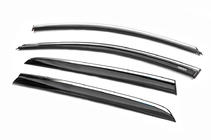 Volkswagen Golf 7/E-Golf 2012-2020 Deflectoare geamuri cu ornament cromat HB (4 buc, Niken) foto 6