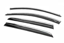 Volkswagen Golf 7/E-Golf 2012-2020 Deflectoare geamuri cu ornament cromat HB (4 buc, Niken) foto 6