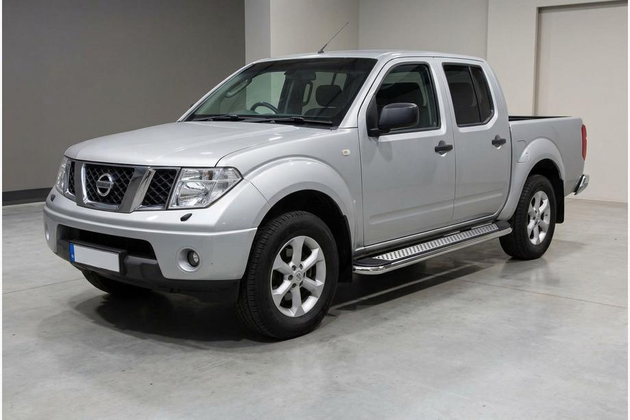 Nissan Navara 2006-2015 Praguri Laterale Maydos V2 (2 buc, Aluminiu si Otel Inoxidabil) Foto 1