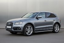 Audi Q5 2008-2017 Praguri Laterale Maydos V2 (2 buc, Aluminiu si Otel Inoxidabil) foto 1