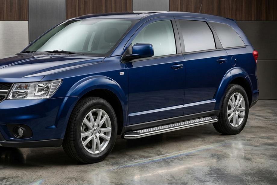 Fiat Freemont 2011-2016 Praguri Laterale Maydos V2 (2 buc, Aluminiu si Otel Inoxidabil) Image
