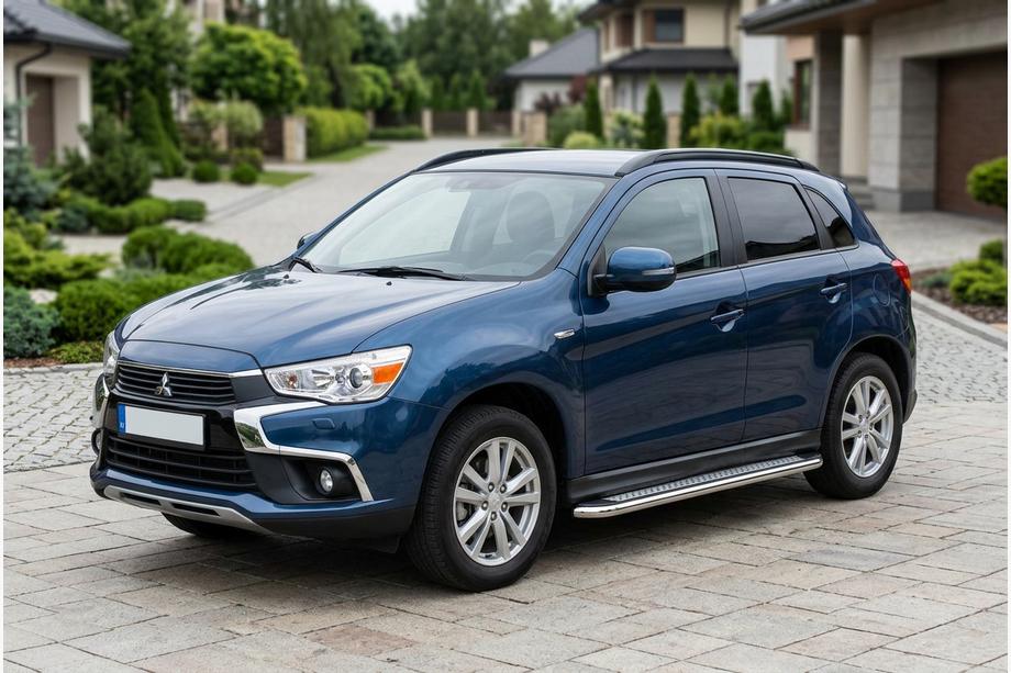 Mitsubishi ASX 2010-2023 Praguri Laterale Maydos V2 (2 buc, Aluminiu si Otel Inoxidabil) Foto 1