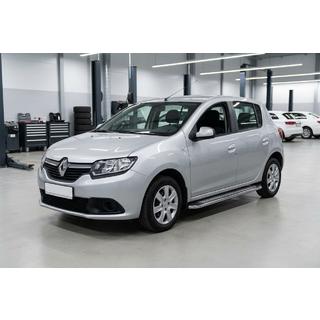 Praguri Laterale Maydos V2 (2 buc, Aluminiu si Otel Inoxidabil) Renault Sandero 2013-2022 foto 1