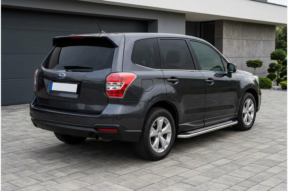 Subaru Forester 2013-2018 Praguri Laterale Maydos V2 (2 buc, Aluminiu si Otel Inoxidabil) Image