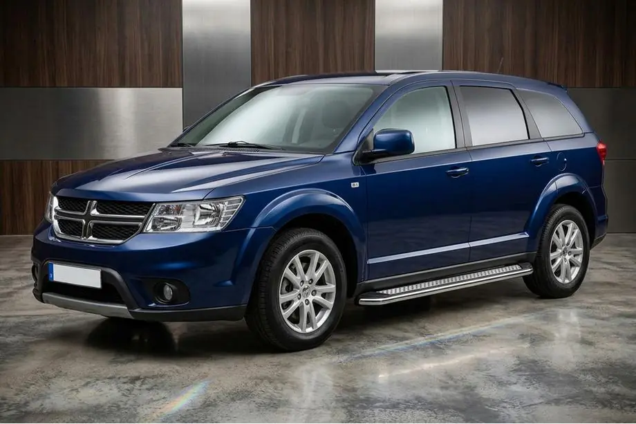Dodge Journey 2008-2020 Praguri Laterale Maydos V2 (2 buc, Aluminiu si Otel Inoxidabil) Foto 1