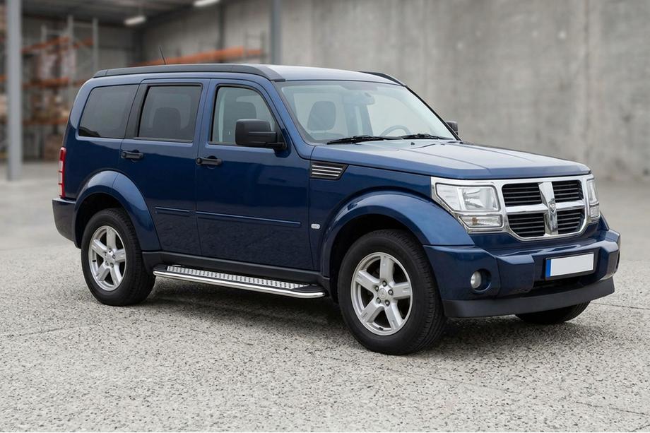 Dodge Nitro 2006-2011 Praguri Laterale Maydos V2 (2 buc, Aluminiu si Otel Inoxidabil) Image