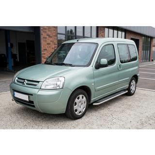 Praguri Laterale Maydos V2 (2 buc, Aluminiu si Otel Inoxidabil) Citroen Berlingo 1996-2008 foto 1
