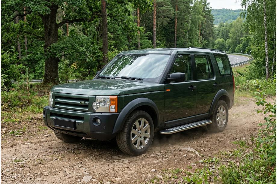 Land Rover Discovery III 2004–2009 Praguri Laterale Maydos V2 (2 buc, Aluminiu si Otel Inoxidabil) Foto 1