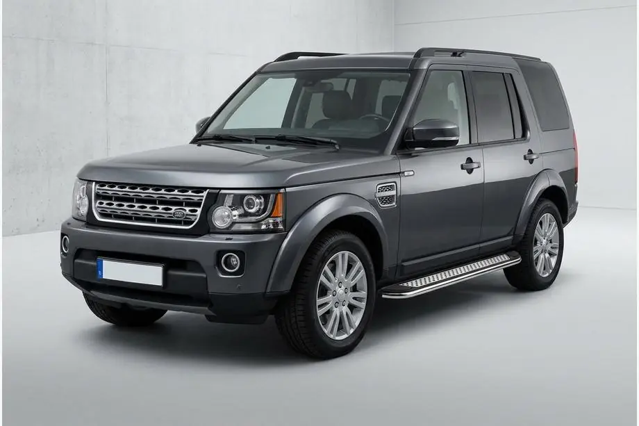 Land Rover Discovery IV 2009-2017 Praguri Laterale Maydos V2 (2 buc, Aluminiu si Otel Inoxidabil) Image