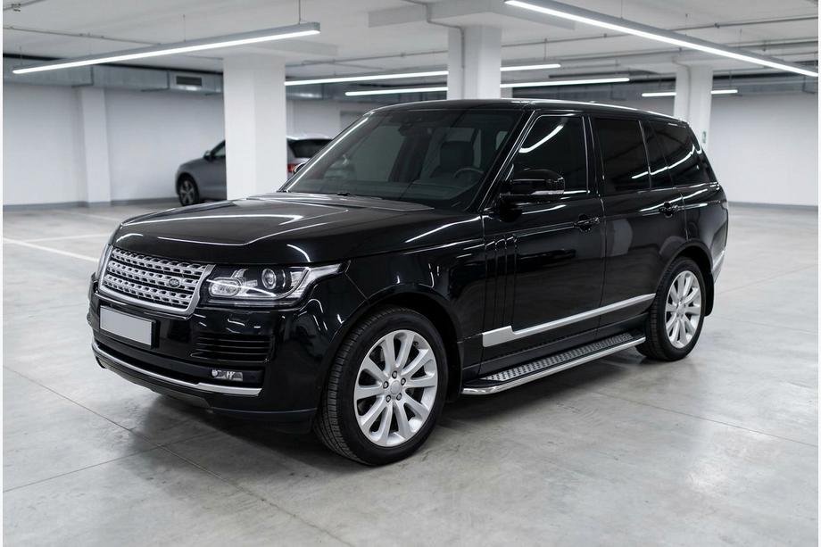Range Rover IV L405 2013-2021 Praguri Laterale Maydos V2 (2 buc, Aluminiu si Otel Inoxidabil) Image