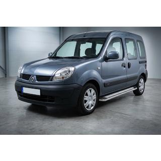 Praguri Laterale Maydos V2 (2 buc, Aluminiu si Otel Inoxidabil) Renault Kangoo 1998-2008 foto 1
