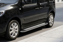 Renault Kangoo 2008–2020 Praguri Laterale Maydos V2 (2 buc, Aluminiu si Otel Inoxidabil) foto 1