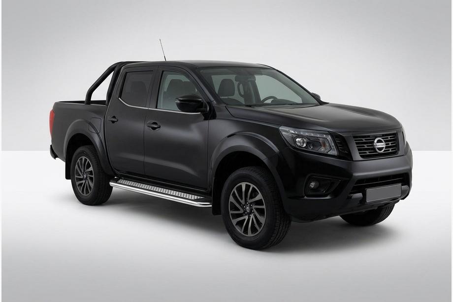 Nissan Navara/NP300 2016- Praguri Laterale Maydos V2 (2 buc, Aluminiu si Otel Inoxidabil) Foto 1