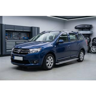 Praguri Laterale Maydos V2 (2 buc, Aluminiu si Otel Inoxidabil) Dacia Logan MCV 2013-2020 foto 1