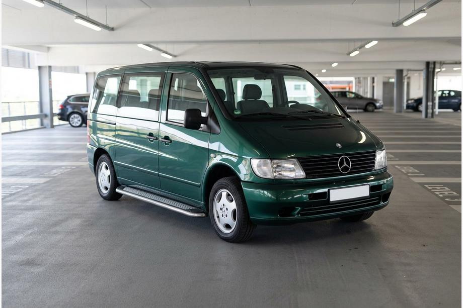 Mercedes Vito W638 1996-2003 Praguri Laterale Maydos V2 (2 buc, Aluminiu si Otel Inoxidabil) Foto 1
