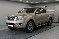 Nissan Navara/NP300 2016- Praguri Laterale Maya V1 (2 buc, Aluminiu) foto 1