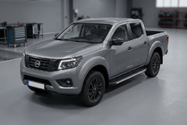 Nissan Navara/NP300 2016- Praguri Laterale Duru (2 buc, Aluminiu) foto 1