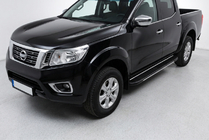 Nissan Navara/NP300 2016- Praguri Laterale Bosphore Grey (2 buc, Aluminiu) foto 1
