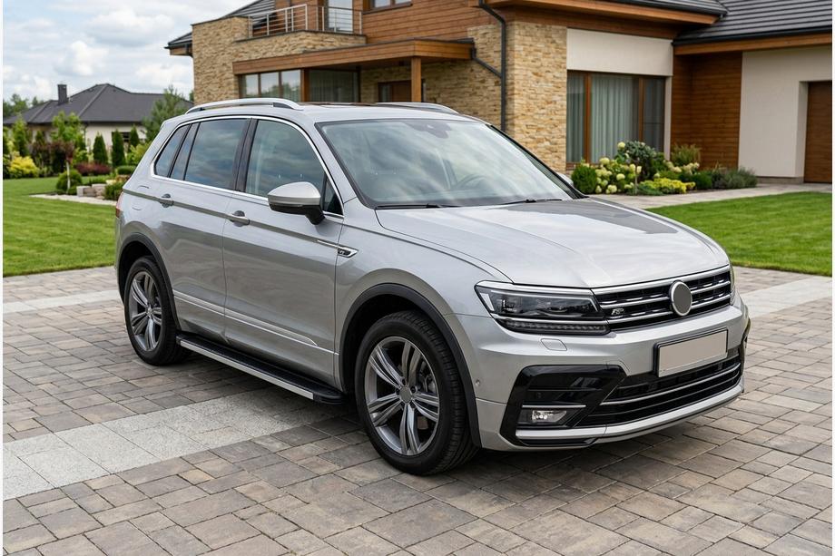 Volkswagen Tiguan 2016-2023 Praguri Laterale Maya V1 (2 buc, Aluminiu) Image