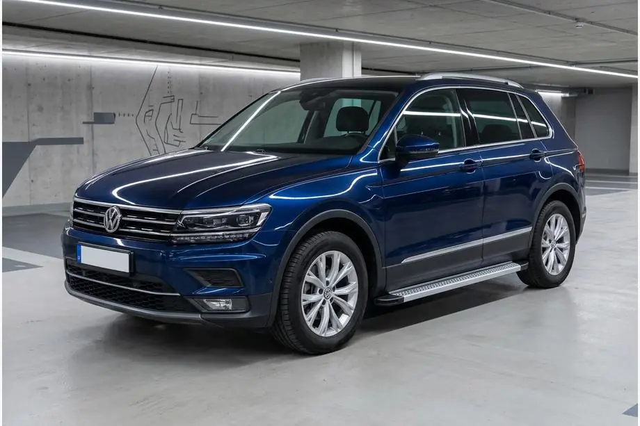 Volkswagen Tiguan 2016-2023 Praguri Laterale Maya V2 (2 buc, Aluminiu) Image